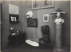 Man Ray, View of the<em> Exposition surréaliste</em> in the Galerie Pierre Colle, 1933