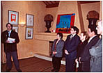 Inauguración de la exposición de obras en el marco de la campaña Arte y Gastronomía – Dalí 2004