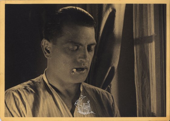 Photo du tournage du film <em>Un Chien andalou</em>, 1929