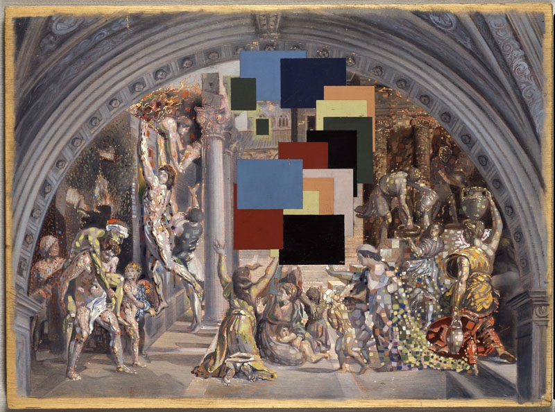 “The School of Athens” and “The Fire in the Borgo” (stereoscopic work)