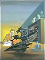 Salvador DalíRetrato de Emilio Terry dibujando, 1934Óleo sobre tabla, 34 x 27 cmFundación Gala-Salvador Dalí--HAZ CLICK SOBRE LA IMAGEN PARA AMPLIARLA--
