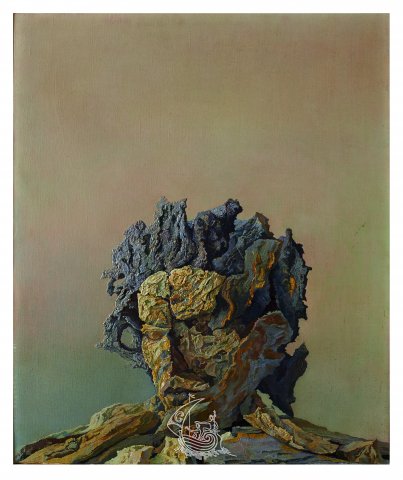 Autorretrato, 1972. Óleo / tela 65 x 54 cm. Antoni Pitxot. Colección particular Dalle Molle