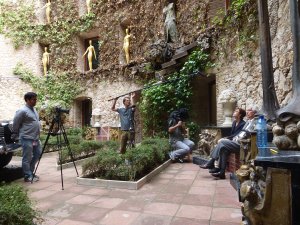 Rodatge al Teatre-Museu Dalí