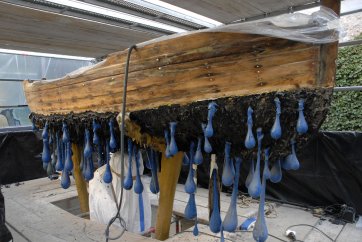 Restauración de la barca de Gala