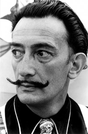 Salvador Dalí retratado por Ricardo Sans