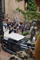 The courtyard in the Dalí Theatre-Museum