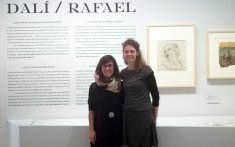 Fiona Mata i Lucia Moni, coordinadores de l'exposició Dalí/Rafael, un somieig prolongat