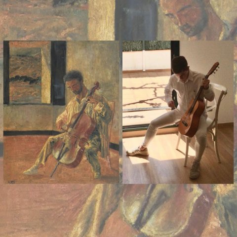 Max Gifreu. Interretació de l'obra de alvador Dalí “Retrat del violoncel·lista Ricard Pichot"