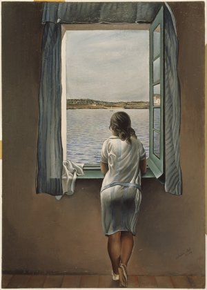 Girl at a window