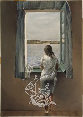 Girl at a window