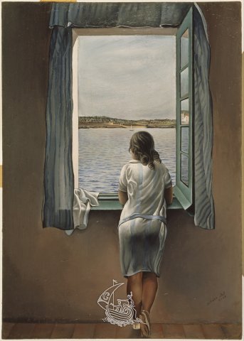 Girl at a window