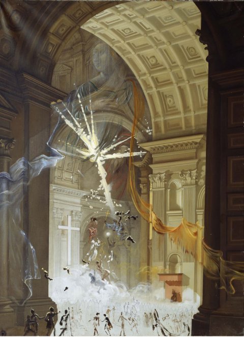 L'ascensió de Santa Cecília. © Salvador Dalí, Fundació Gala-Salvador Dalí, Figueres, 2018