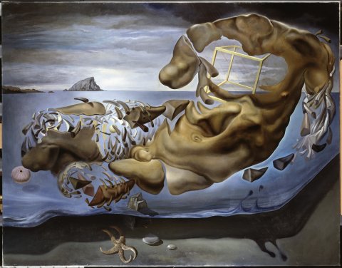 Figura rinoceróntica del Ilisos de Fidias, 1954 © Salvador Dalí, Fundació Gala-Salvador Dalí, Figueres, 2018