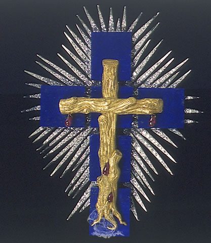 Croix en Lapis-Lazuli