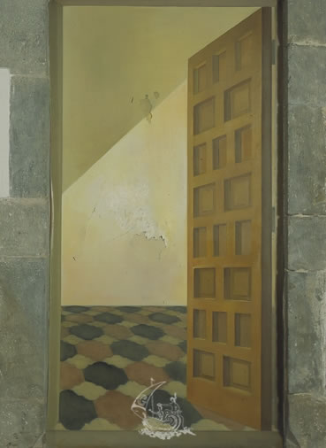 Sans titre. Porte en Trompe-l'oeil