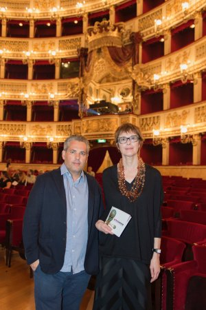 Montse Aguer i David Pujol a Nàpols