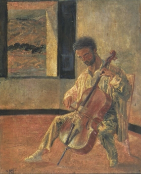 Retrato del violonchelista Ricard Pichot