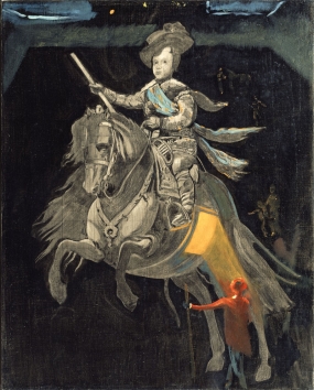 Sin título. Según "El príncipe Baltasar Carlos, a caballo" de Velázquez