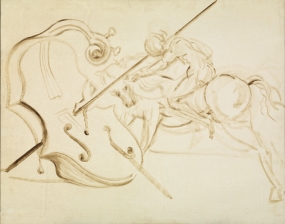 Untitled. St. George Overpowering a Cello