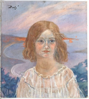 Sans titre.  Portrait de jeune fille