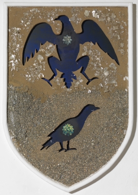 Sin título. Reinterpretación del escudo de la familia Corbera de la Sala de los Escudos del Castillo Gala Dalí de Púbol