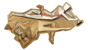 Sense títol. Dues figures. Element de la Cúpula-Escenari del Teatre-Museu Dalí de Figueres