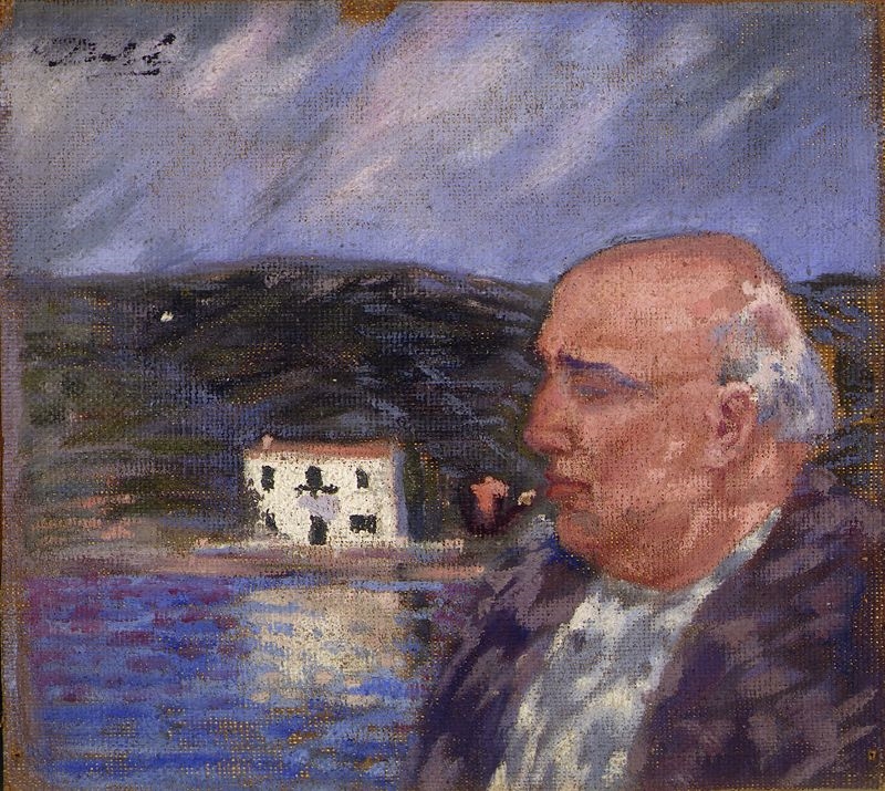 Retrato del padre y casa de Es Llaner