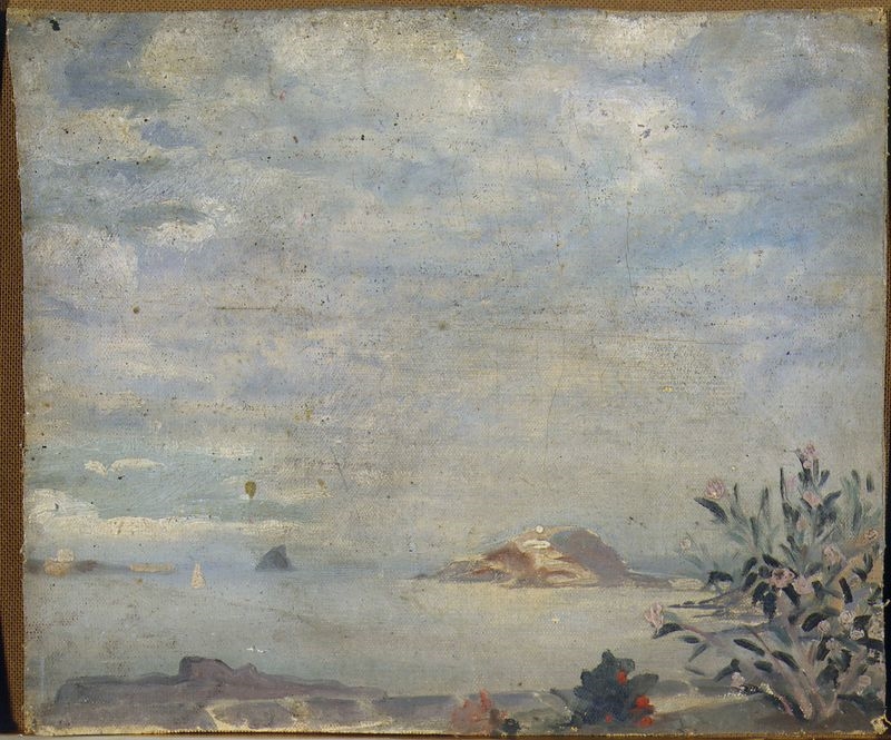 La bahía de Cadaqués vista desde Es Llaner