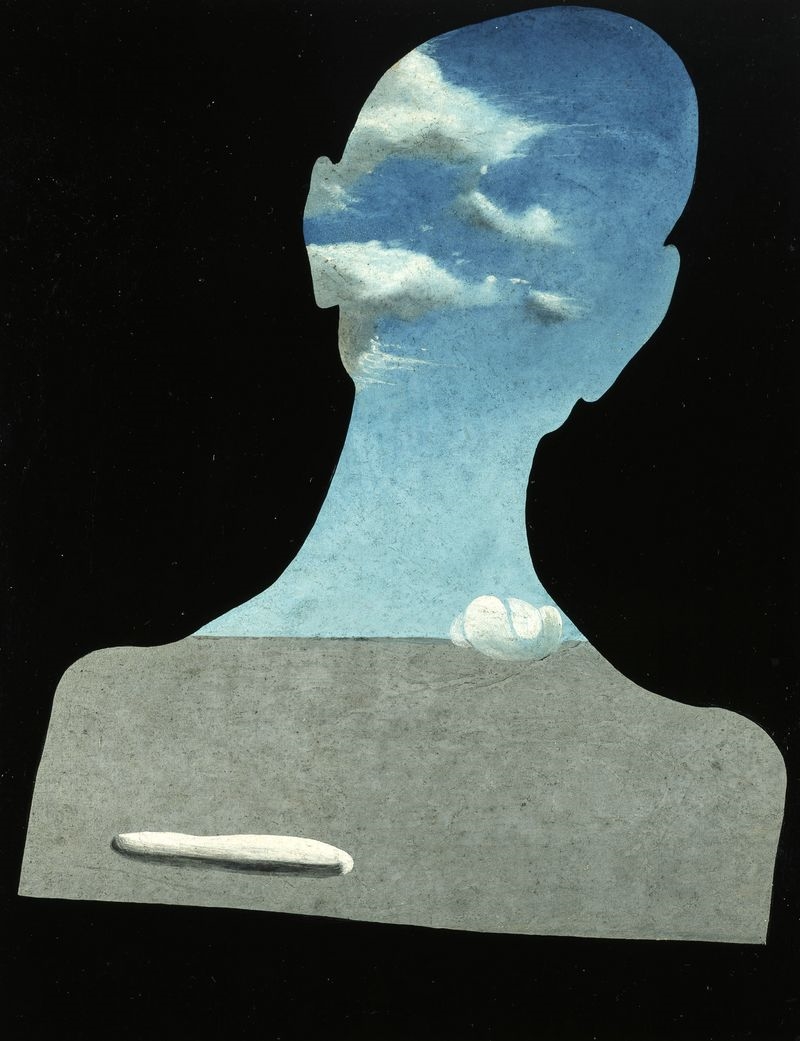 Homme à la tête pleine de nuages