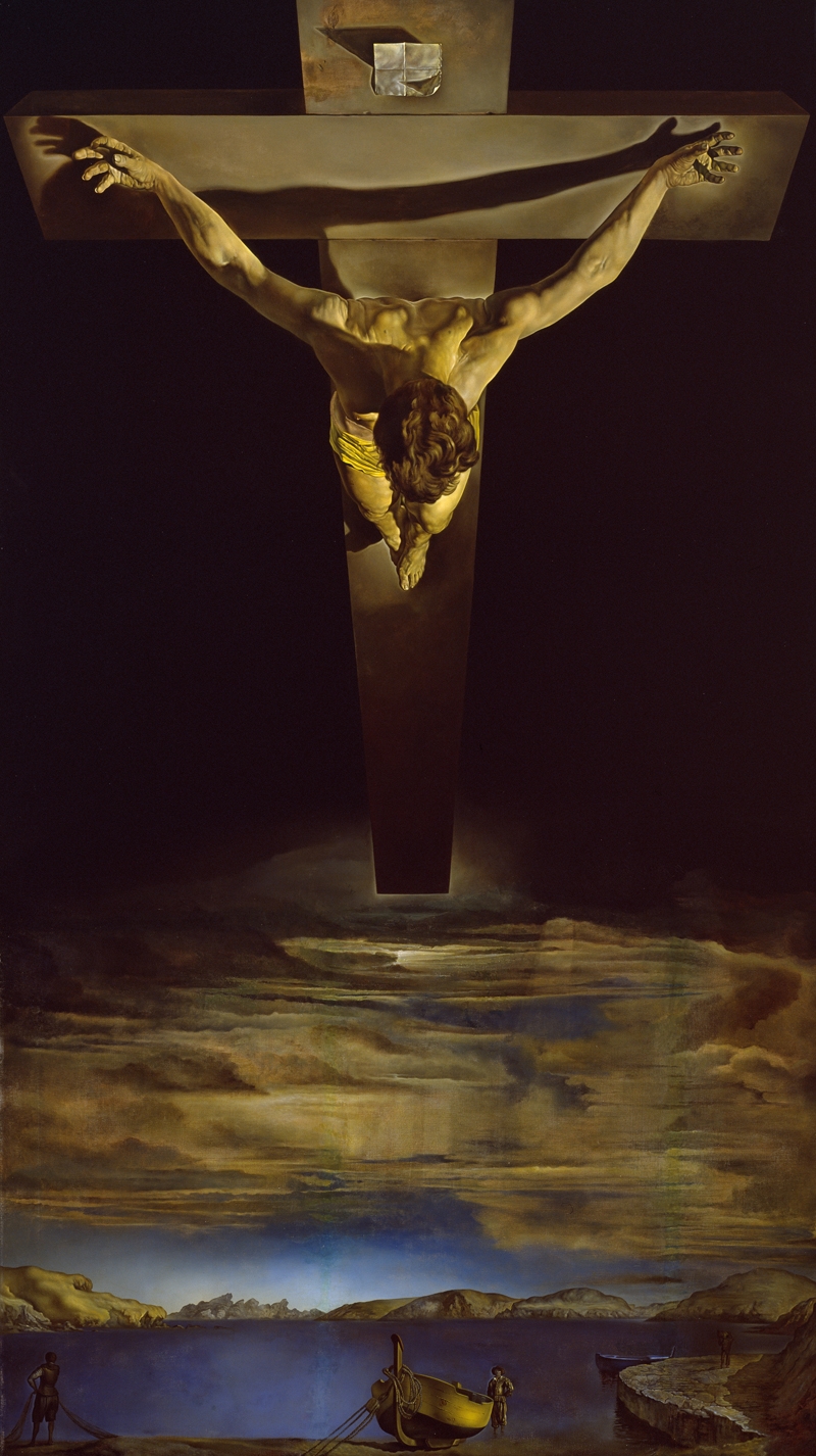 Résultat de recherche d'images pour "crucifixion dali"