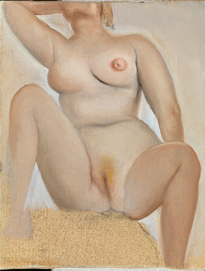 Seated Female Nude