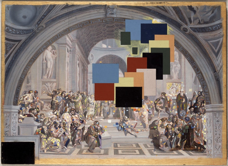 “The School of Athens” and “The Fire in the Borgo” (stereoscopic work)