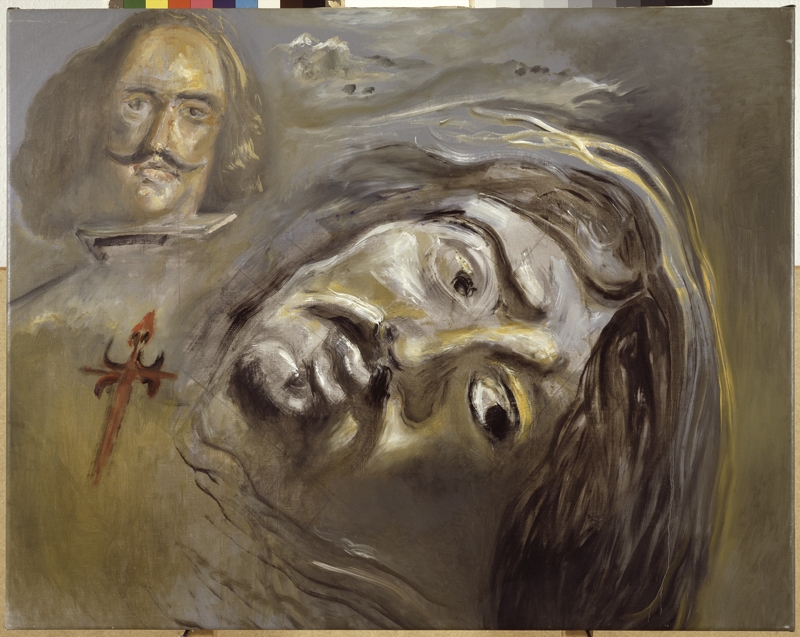 Sense títol. Segons “Crist contemplat per l'ànima cristiana“ de Velázquez