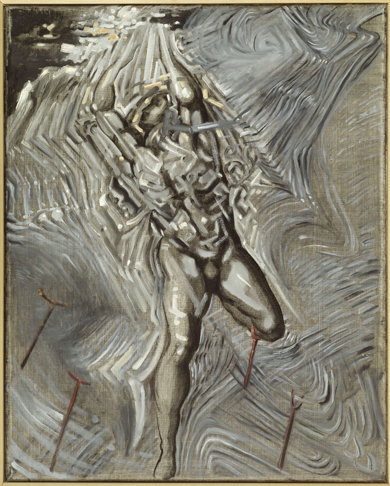 Untitled. After “Resurrection of Christ” by Michelangelo