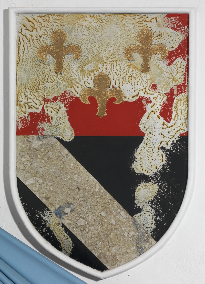 Untitled. Reinterpretation of the coat of arms of the Miquel family in the Coats of Arms Room of the Gala Dalí Castle in Púbol