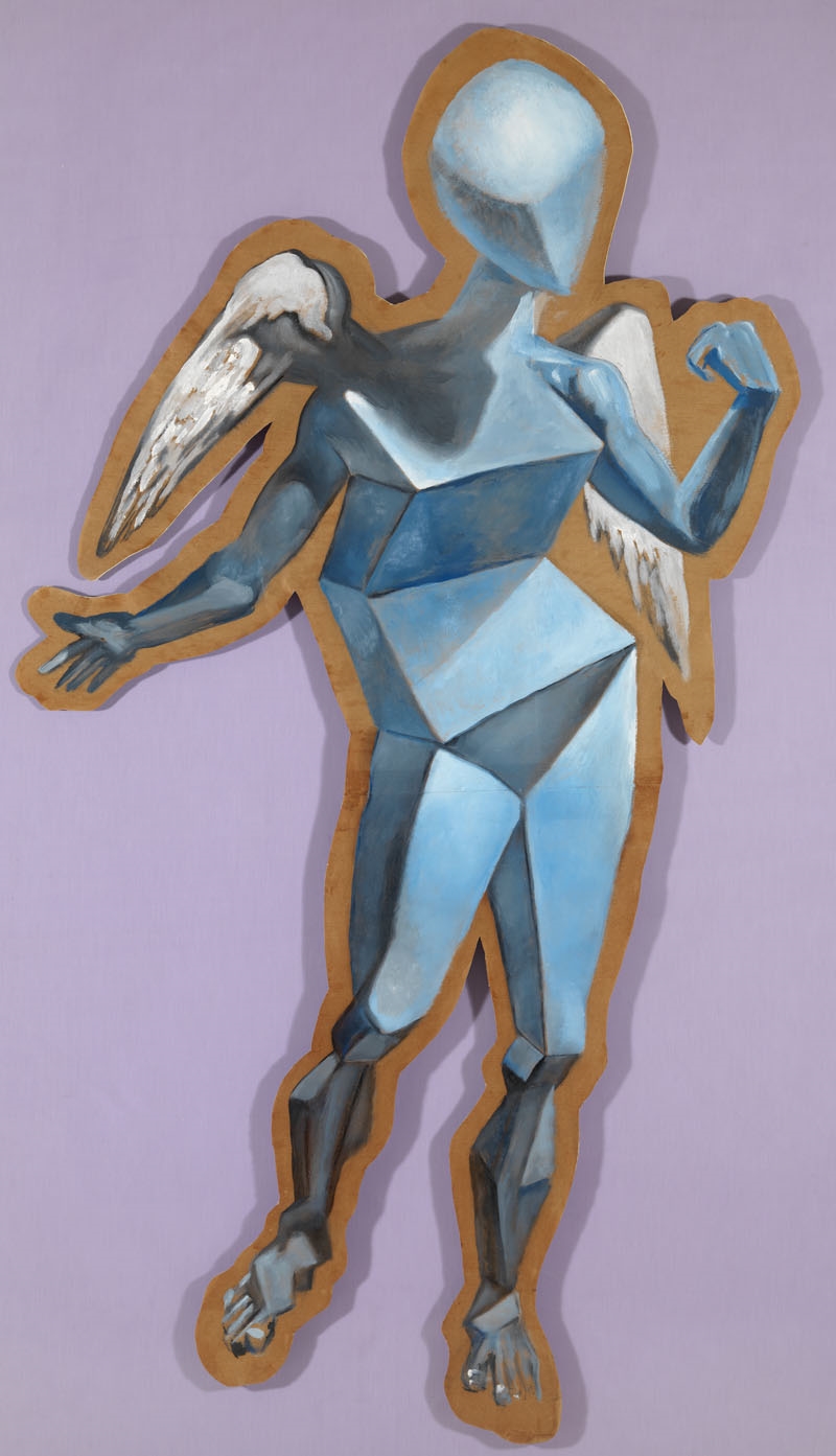 Sin título. Ángel azul. Elemento de la cúpula-escenario del Teatro-Museo Dalí de Figueres