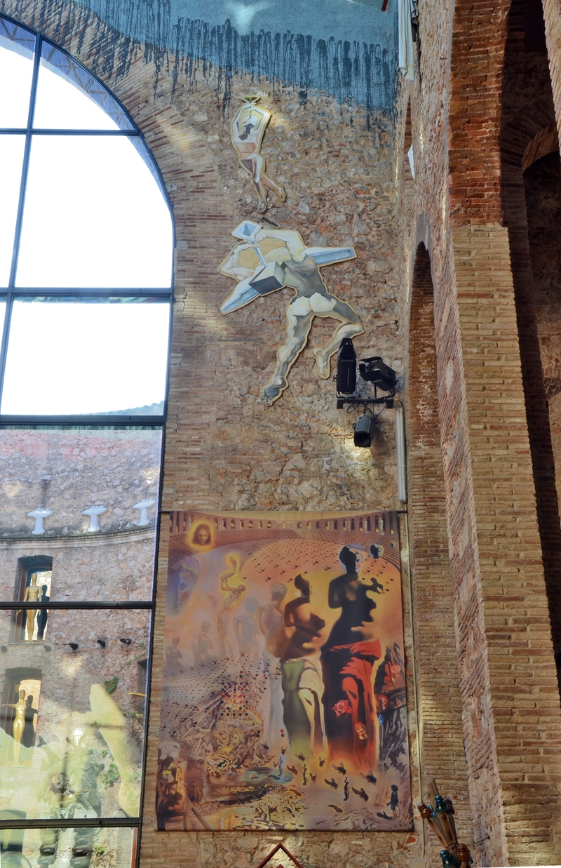 Untitled. Angel. Element of the Cupola-Stage of the Dalí Theatre-Museum in Figueres